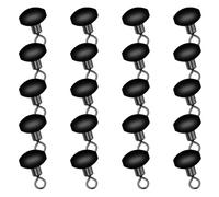 FGDTREE Connettori per amo da pesca con terminali che si illuminano al buio, girelle con perline a forma di T, girelle da pesca che si illuminano al buio