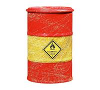 FGDTREE Miniature Oil Drums Militarys Layout Modello di Guerra Gioco Terreno Scenario Accessori Stili Industriali Ornamento Decorazioni per la casa Modello di tamburi di olio in miniatura