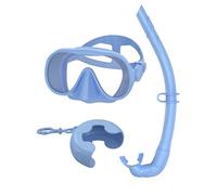 FGDTREE Occhialini panoramici a 180 gradi per immersioni subacquee, snorkeling, apnea, antinebbia, trattamenti per il viso, boccagli antinebbia