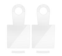 FGDTREE Set di 2 fogli di adesivi per pedivella, pellicole protettive trasparenti per moto, protezioni adesive per pedivella