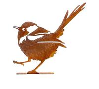 FGDTREE Statua di uccello del metallo dell'annata Decorazione del giardino all'aperto Scultura di ferro per il cortile del patio Ornamenti d'arte Scultura