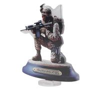 FGDTREE Statuetta commemorativa per il 250° anniversario del soldato patriottico per evento politico in acrilico, ornamento da scrivania con base decorativa da scrivania