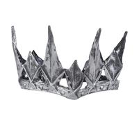 FGDTREE Tribe Corona medievale perfetta per feste e raduni Età industriale Corona Cosplay per costume da truffa copricapo nero