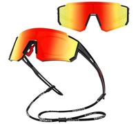 FGen Les Lunettes de Cyclisme Polarisées Homme Lunette de Tir VTT Course Conduite Ski Pêche Protection UV400 Box