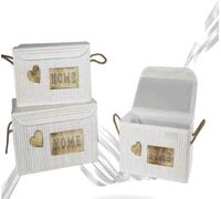 FGF IMPORT EXPORT Cassette C/Cop Bianco 3pz 03045, Come da Foto