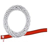 FGF IMPORT EXPORT Ghirlanda Legno Bianca d.30 09921, Come da Foto