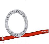 FGF IMPORT EXPORT Ghirlanda Legno Bianca d.40 09945, Come da Foto