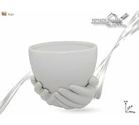 FGF IMPORT EXPORT L.Mani Basse CASPO Ceramica 20x18x16cm 9, Come da Foto