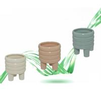 FGF IMPORT EXPORT L.Riga Larga Vaso 8x8x9cm 96889, Come da Foto