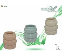 FGF IMPORT EXPORT L.Riga Larga Vaso 8x8x9cm 96902, Come da Foto