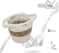 FGF IMPORT EXPORT L.Tessuto P/PIANTA Ovale 16x11x12 01232, Come da Foto