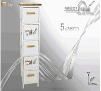 FGF IMPORT EXPORT L.Welcome MOBILETTO 26x32x98 5CASS 02857, Come da Foto