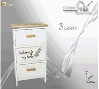 FGF IMPORT EXPORT L.Welcome MOBILETTO 40x29x58 3CASS 02802, Come da Foto