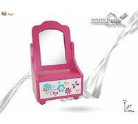 FGF IMPORT EXPORT Specchio+CASSSETTO Rosa 17x10x27 62688, Come da Foto