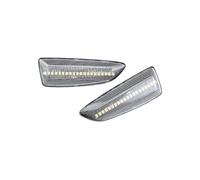 FGGHDR Car Laterale Indicatore Direzione Dinamica A LED Parafango Laterale Per Opel Per Vauxhall Per Astra JK Per Crossland X Per Grandland Per Insignia B Per Zafira C(Crystal white)