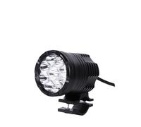 FGGHDR Lampada Faro Moto Fendinebbia Faro Ausiliario Motocross 9 Chip Fari LED Aggiuntivi Per Moto Luci Lunghe Abbaglianti/anabbaglianti/stroboscopiche(1 pz)