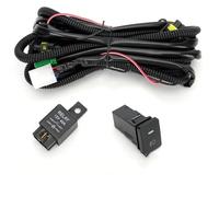 FGHDSSA Gruppo fendinebbia auto Per Nissan Per QASHQAI J11 Per ROGUE 2015 2016 2017 Copertura Cromata Per Fendinebbia Griglia Cornice Fendinebbia Fendinebbia A LED(Wires)