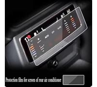 FGHDSSA Per A6 Per A7 2019-2024 Pellicola Protettiva In Vetro Temperato Per Display LCD Del Pannello Strumenti E Navigatore GPS Per Auto Pellicola Protettiva Navigatore(Air conditioner)