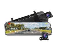 FGHGX Specchio Retrovisore Auto 10 Pollici Touchscreen per Hyundai Elantra Non-Hybrid 2021-2024, Posteriore e Anteriore 2K+1080P Mirror Dash Cam Specchietto Retrovisore,2K+1080P+WiFi