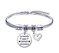 FGHJK Festa della Mamma Regalo Mamma Bracciale Mamma Regalo Compleanno Mamma Braccialetto Donna Festa della Mamma idee regalo Braccial per Mamma Regali festa della mamma originali (3)