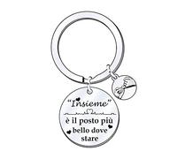 FGHJK Regali Natale San Valentino San Valentino per Lei Regalo San Valentino per Lui Regali per Lei Lui Regalo Fidanzato Fidanzata Regalo Coppia Portachiavi Coppia Idee Regalo Coppia (1)