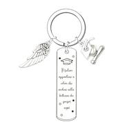 FGHJK Regalo Laurea Donna Regalo Portachiavi Amica Bomboniere Laurea Idee Regalo Donna Regalo Sorella Compleanno Portachiavi per Amica/Fidanzata/Moglie/Sorella (3)