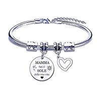 FGHJK Regalo Mamma Festa della Mamma Bracciale Mamma Regalo Compleanno Mamma Braccialetto Donna Festa della Mamma idee regalo Braccial per Mamma Regali festa della mamma originali (2)