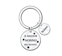 FGHJK Festa della Nonni Regalo Nonno Regalo Uomo Portachiavi Uomo Portachiavi per Nonno Portachiavi Nonno Regali Nonno Compleanno Idee Regalo Nonno Regali Natale (1)