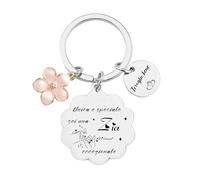 FGHJK Regalo Portachiavi Zia Regali Natale Zia Regalo Zia Compleanno Regalo Zia Speciale Regalo per Zia Portachiavi Zia Donna Portachiavi Zia Madrina (4)