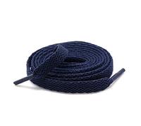 FGHSKIZ Lacci per Scarpe, Lacci Elastici, Lacci for Stivali, 2 Paia Lacci Piatti Spessi Scarpe Larghe Stringhe di Pizzo Lacci for Stivali e Scarpe(Dark Blue,160cm)