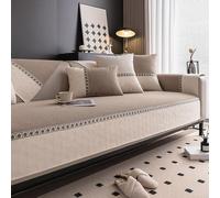 FGHUF Copridivano Non Slip, Copridivano 1/2/3/4 Posti, Antiscivolo, Forma di L Divano Ad Angolo, Gatti E Protezione per Divano, Modern Nordic Style, Adatto per Soggiorno