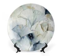 Fgjkt Decorative Wall Hanging Plates, A Coastal Sandpiper Plate Wall Hanging Decoration,Including Bracket And Special Spring Hook, Home Decor for Furniture,6inch