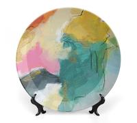 Fgjkt Decorative Wall Hanging Plates, A Coastal Sandpiper Plate Wall Hanging Decoration,Including Bracket And Special Spring Hook, Home Decor for Furniture,6inch