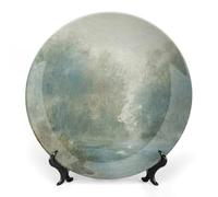 Fgjkt Decorative Wall Hanging Plates, A Coastal Sandpiper Plate Wall Hanging Decoration,Including Bracket And Special Spring Hook, Home Decor for Furniture,10inch