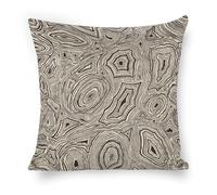 Fgjkt Lina Cavalieri Artificial Linen Throw Pillow Case Decorative Personalized Cushion Cover Art Face, 18 X 18 Inches(45x45cm)