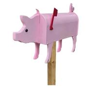 FGJsfhrDTU Cassetta Postale, Cassetta Postale for la Decorazione del Giardino Esterno della Cassetta Creativa Cortile Fattoria (Cassetta Labrador)(Pig Mailbox)