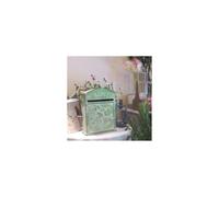 FGJsfhrDTU Cassetta Postale, Cassetta Postale in Ferro e Metallo, Vintage, Dimensioni 26,5 * 10 31, cm, Blu, Verde, Famiglia di Ville (Verde)(Green)