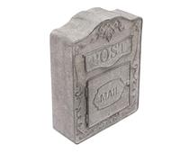 FGJsfhrDTU Cassetta Postale, Cassetta Postale montata a Parete for archiviare messaggi lasciando Decorare la Cassetta Rustica retrò (Verde)(Gray)