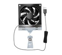 FGJsfhrDTU Ventilatore portatile, Interruttori a clip regolabili da 8 cm Controllo e rete for acquari Elettronica USB angolato regolabile(Single)