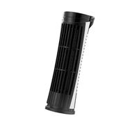 FGJsfhrDTU Ventilatore portatile, Torre da scrivania senza lama USB a 2 velocità con del vento luce a LED Strumento di raffreddamento della stanza degli studenti Piccolo(Black)