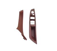 FGKDLDZCZM Copertura Maniglia Interna Portiera Maniglia interna per portiera, interruttore alzacristalli e pannello Per BMW Serie 5 F10/F11/F18 520-530 2010-2017 RHD( Redbrown 2pcs)