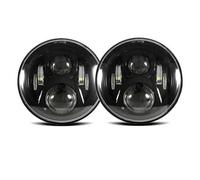 FGKDLDZCZM Copertura Vetro Faro Per Toyota Per FJ Per Cruiser Per Land Per Cruiser Per FJ40 Per FJ45 Per FJ60 Fari Anteriori Faro Anteriore Faro Anteriore 4X4 Da 7 Pollici(50W headlight balck)