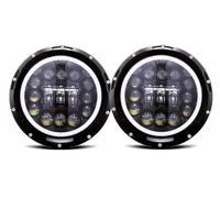 FGKDLDZCZM Copertura Vetro Faro Per Toyota Per FJ Per Cruiser Per Land Per Cruiser Per FJ40 Per FJ45 Per FJ60 Fari Anteriori Faro Anteriore Faro Anteriore 4X4 Da 7 Pollici(90W halo Headlight)