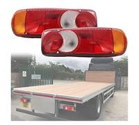 FGKDLDZCZM Fanale Posteriore Per Camion Per Volvo Scania DAF Man Iveco 1996-2005 24 V Luce Freno Indicatore Direzione Lente Per Auto 1401731 Rosso-destro Fanale posteriore