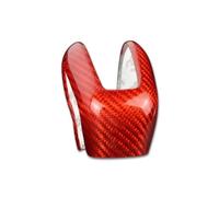 FGKDLDZCZM Pomello Cambio Copri pomello del cambio in fibra di carbonio per Volvo, per XC60, per S90, per XC90, per S60, per V60, per V90, decorazione per interni auto(Red)