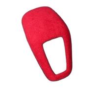 FGKDLDZCZM Pomello Cambio Per Cayenne 2018 2019 2020 2021, leva del cambio, guaina del cambio, rivestimento decorativo per auto(Red)