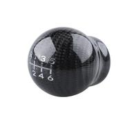 FGKDLDZCZM Pomello Cambio Pomello del cambio in fibra di carbonio, leva del cambio manuale, testa del bastone, leva del cambio per auto, accessorio di modifica(6 speed)