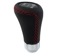 FGKDLDZCZM Pomello Cambio Pomello del cambio portatile a 5 velocità per auto, adatto per la maggior parte dei veicoli manuali, in pelle nera