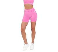 FGM04 Donna - Shorts Push Up Eldorado 2.0, Tessuto 4 Stagioni, Tessuto con Tecnologia F.I.R. (IT, Testo, XS, S, Regular, Regular, Strawberry Moon)