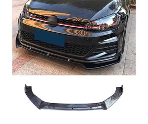 FGMSSOUG Auto Frontali Paraurti Spoiler per VW Golf 7 MK7 7.5 R GTI GTD 2014 2015 2016 2017 2018 2019, Lip Anteriore Splitter Lama Diffusore Protezione Aerodinamiche.,Carbonfiberlook